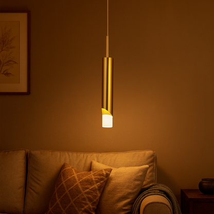 Pendant Light Cylindrical Metal LED Ready Modern | Arvion