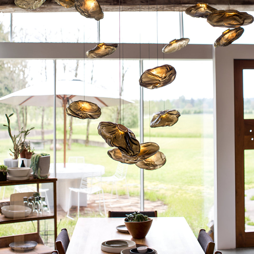 Pendant Light Fiberglass Cloud Design Minimalist Style | Luvira