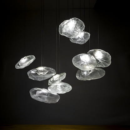 Pendant Light Fiberglass Cloud Design Minimalist Style | Luvira