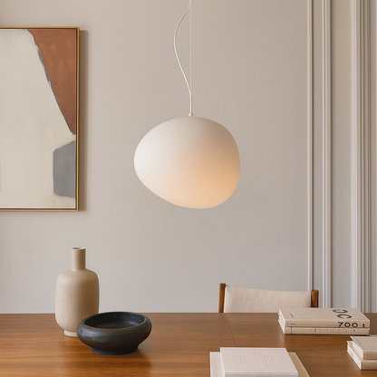 Pendant Light Frosted Glass Nordic Style Hanging Lamp | Elvexa
