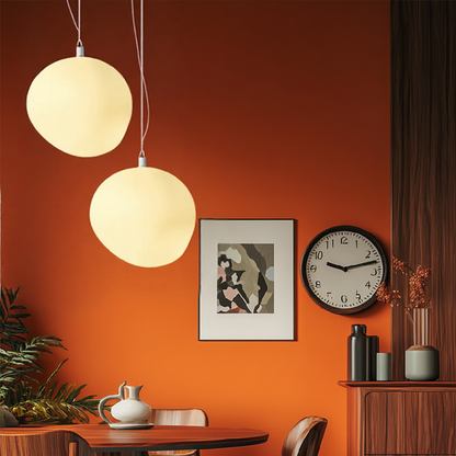 Pendant Light Frosted Glass Nordic Style Hanging Lamp | Elvexa