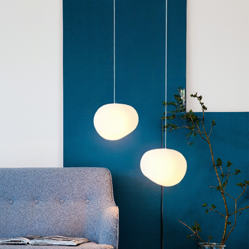 Pendant Light Frosted Glass Nordic Style Hanging Lamp | Elvexa