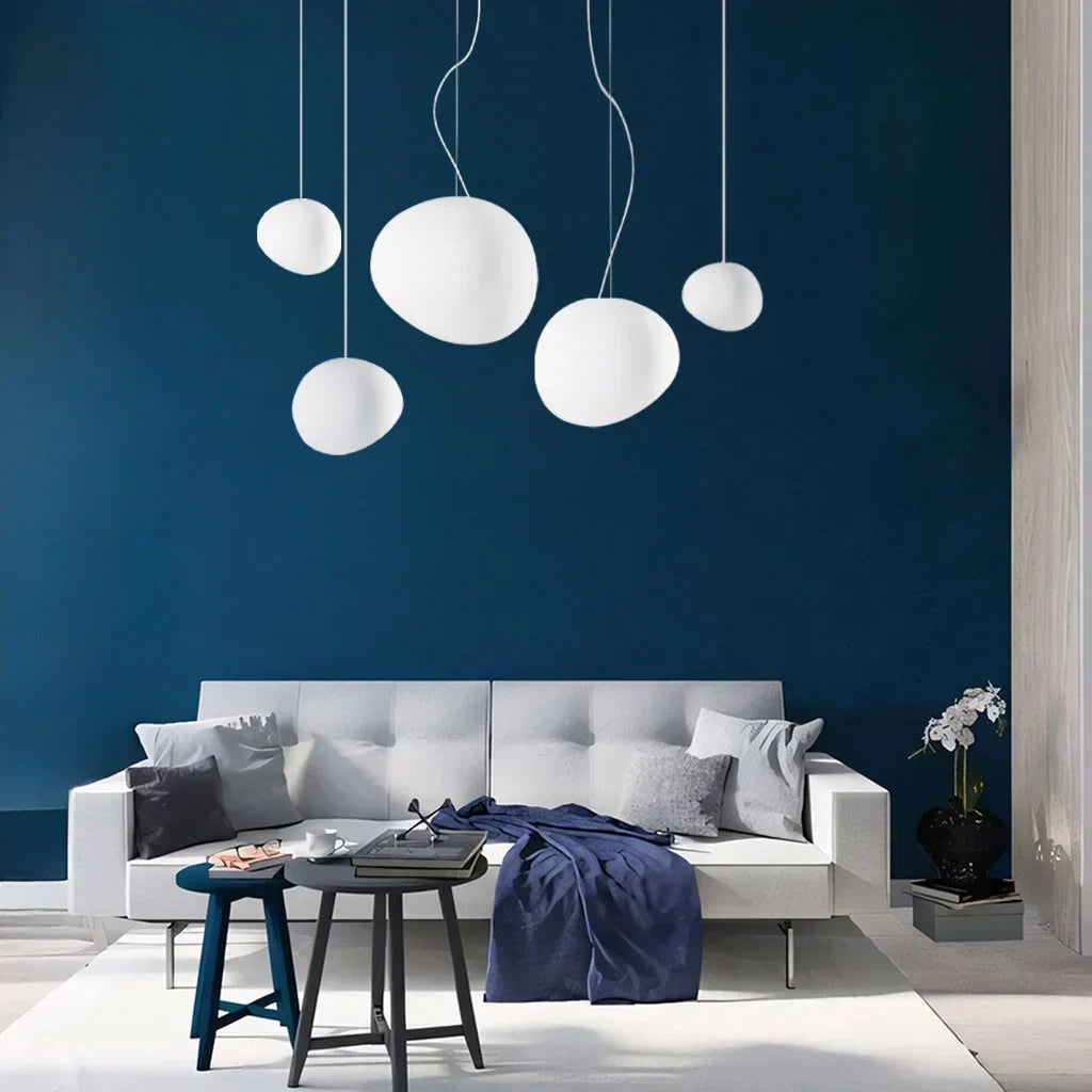 Pendant Light Frosted Glass Nordic Style Hanging Lamp | Elvexa