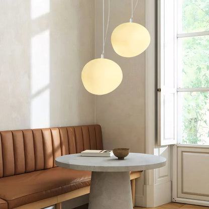 Pendant Light Frosted Glass Nordic Style Hanging Lamp | Elvexa