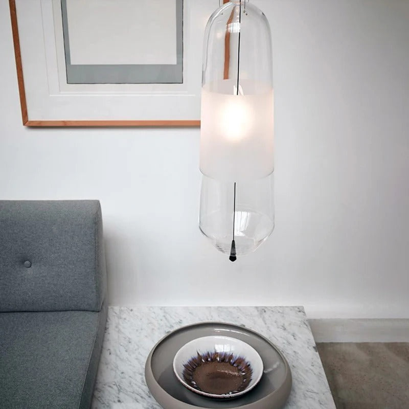 Pendant Light Glass Shade Modern Bedside Lamp | Sorielle