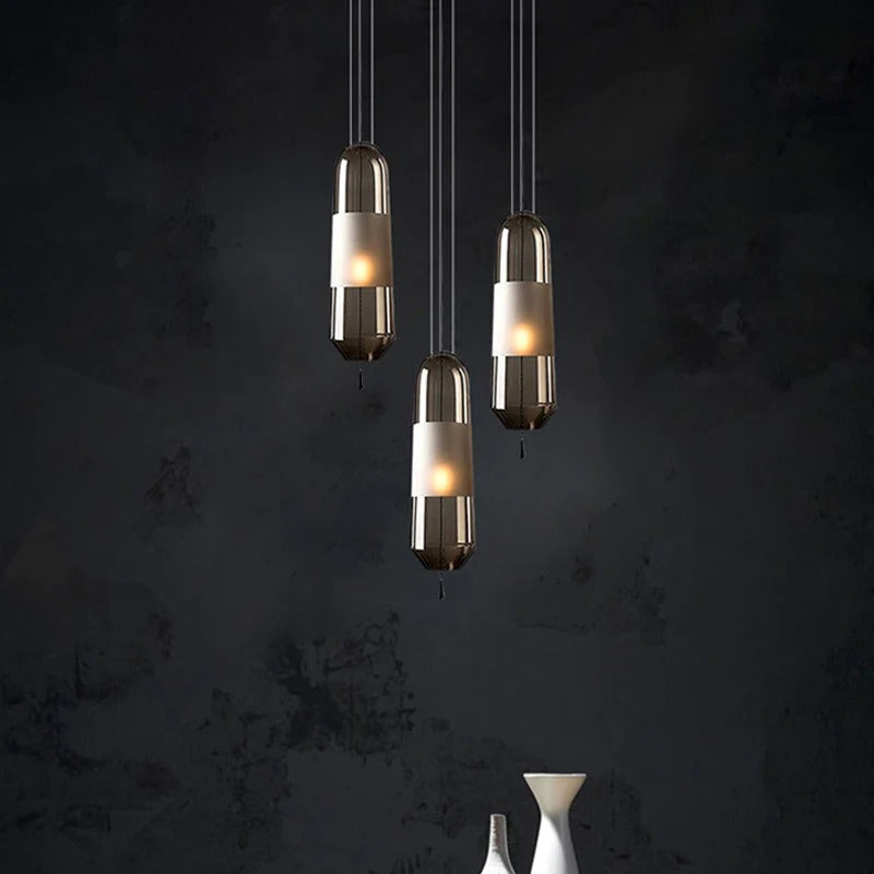 Pendant Light Glass Shade Modern Bedside Lamp | Sorielle