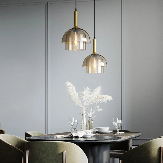 Pendant Light Glass Shade Modern Style | Lumerra
