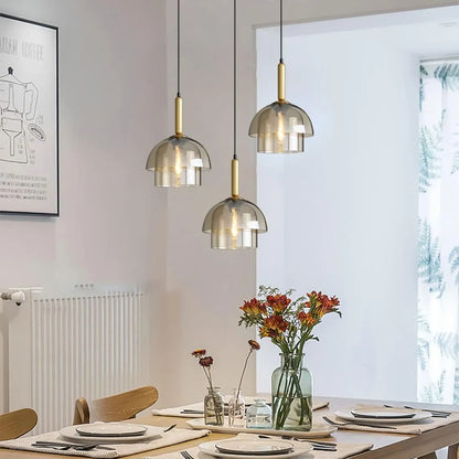 Pendant Light Glass Shade Modern Style | Lumerra