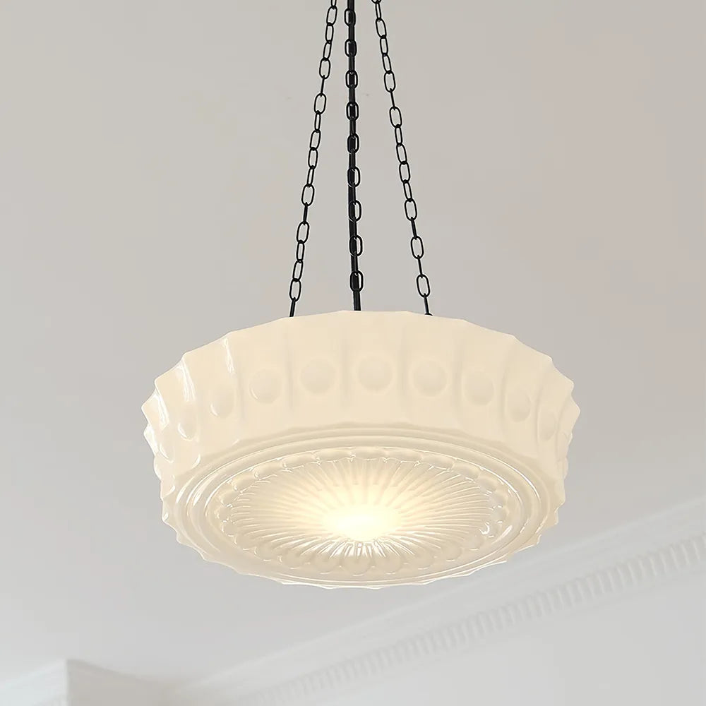Pendant Light Glass Shade Retro Interior Style | Xaviro
