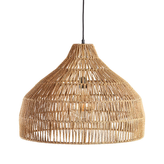 Pendant Light Handwoven Rattan Boho Style Modern Design | Luvora