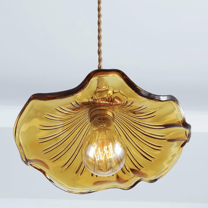 Pendant Light Hibiscus Glass Nordic Style Fixture | Virellea