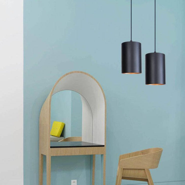 Pendant Light Metal Cylinder Vintage Style | Ravello