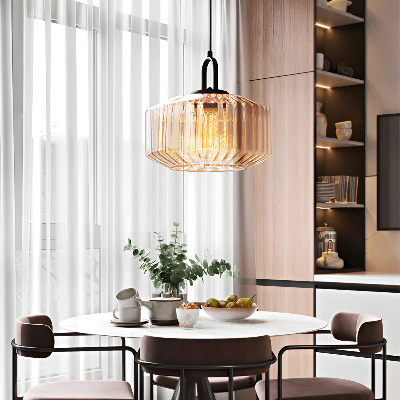 Pendant Light Minimalist Retro Glass Nordic Style | Lurava