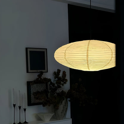Pendant Light Mulberry Paper Japandi Design | Serine