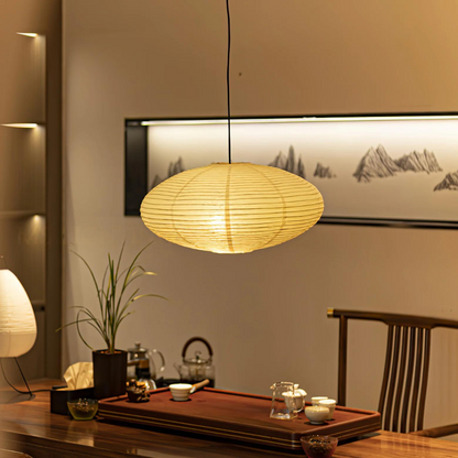 Pendant Light Mulberry Paper Japandi Design | Serine