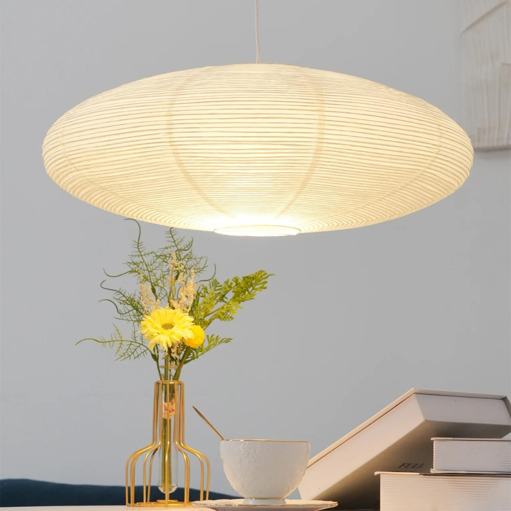 Pendant Light Mulberry Paper Japandi Design | Serine