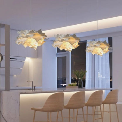 Pendant Light Nordic Cloud Parchment Design | Salnora
