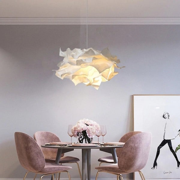 Pendant Light Nordic Cloud Parchment Design | Salnora