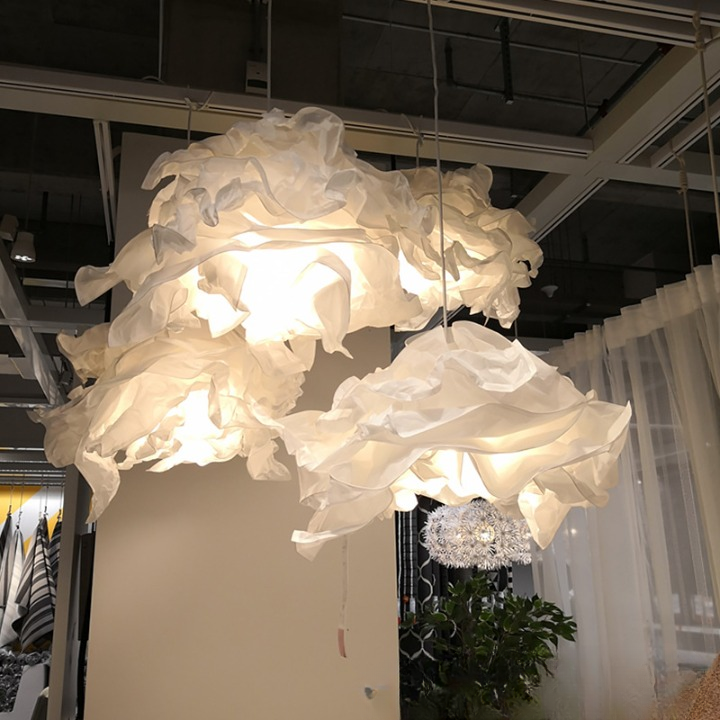Pendant Light Nordic Cloud Parchment Design | Salnora
