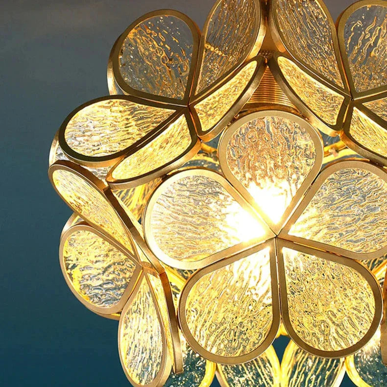 Pendant Light Nordic Glass Flower Design | Korvex