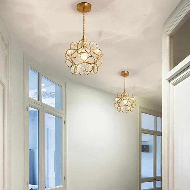 Pendant Light Nordic Glass Flower Design | Korvex