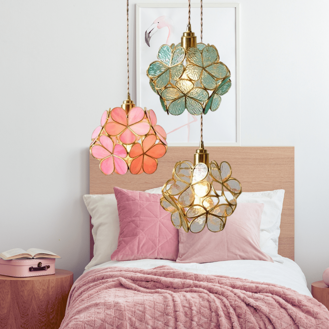 Pendant Light Nordic Glass Flower Design | Korvex