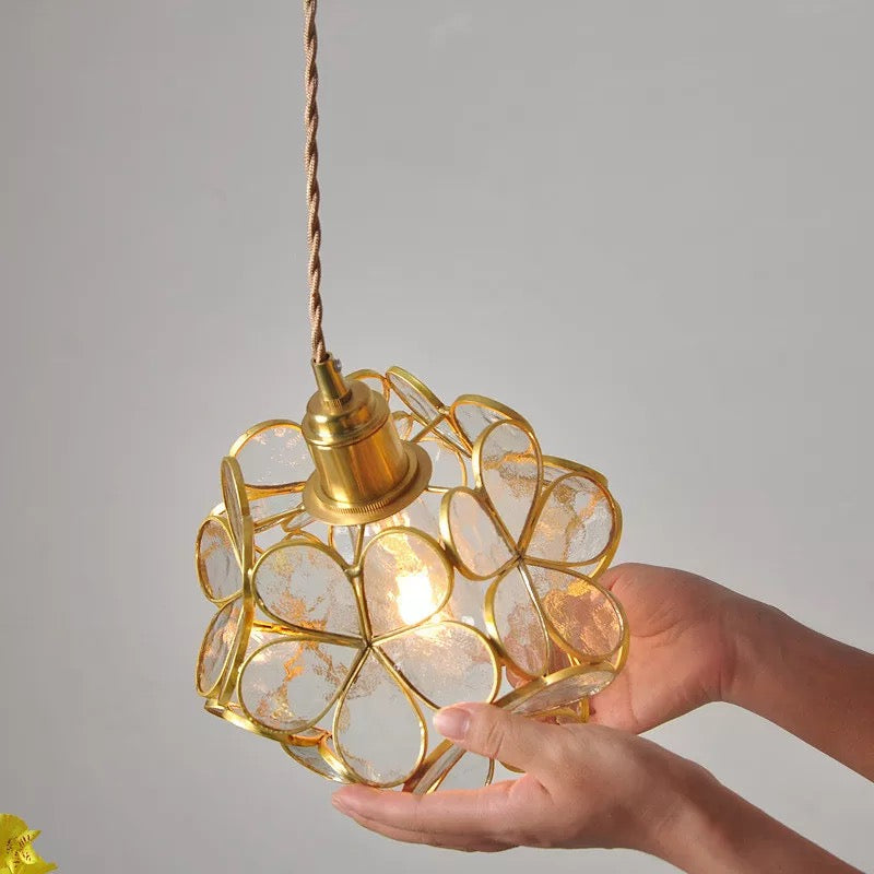 Pendant Light Nordic Glass Flower Design | Korvex