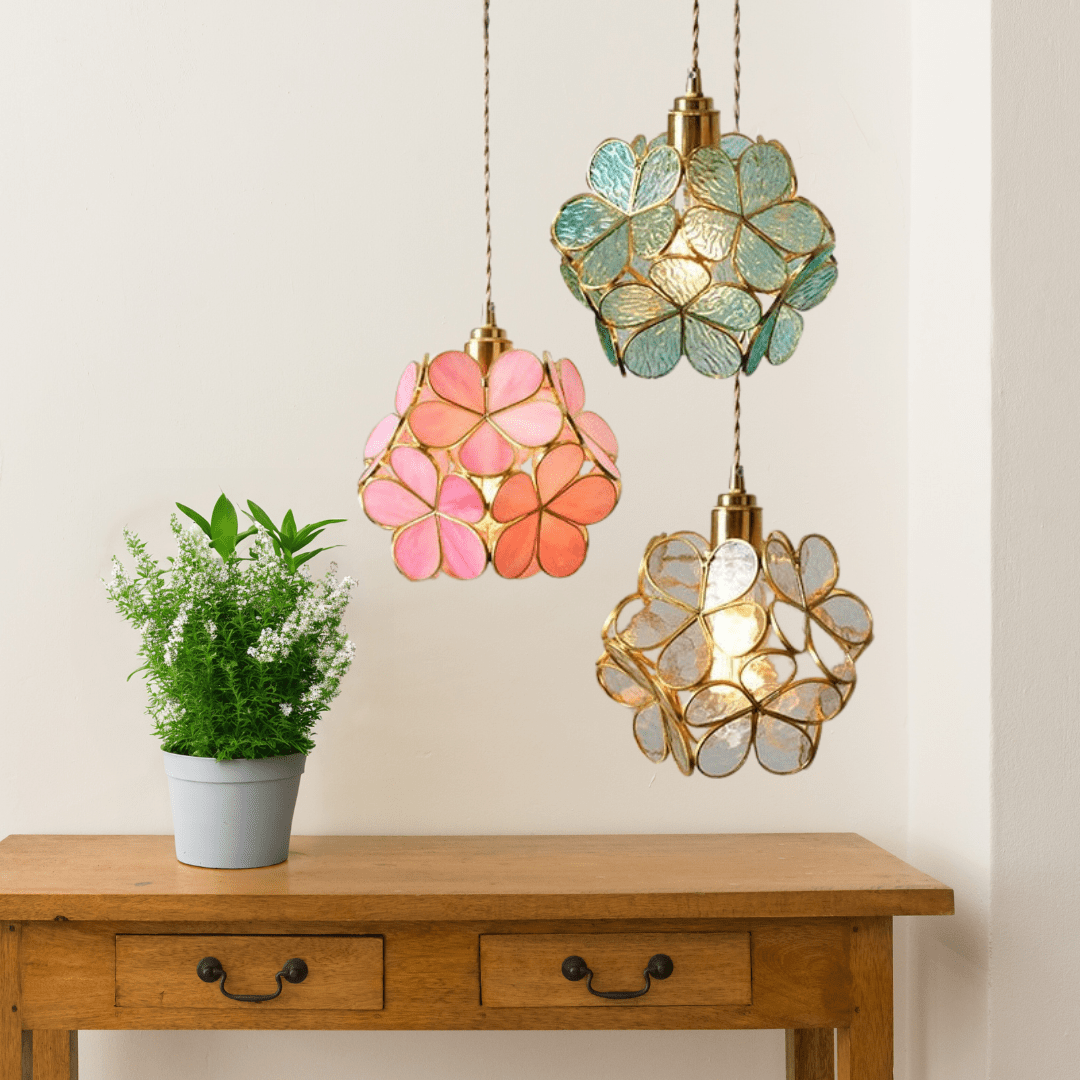 Pendant Light Nordic Glass Flower Design | Korvex