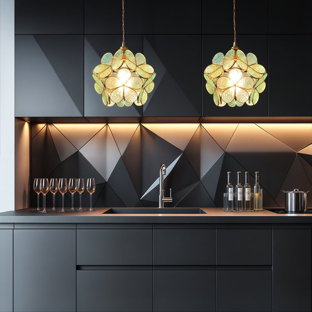 Pendant Light Nordic Glass Flower Design | Korvex