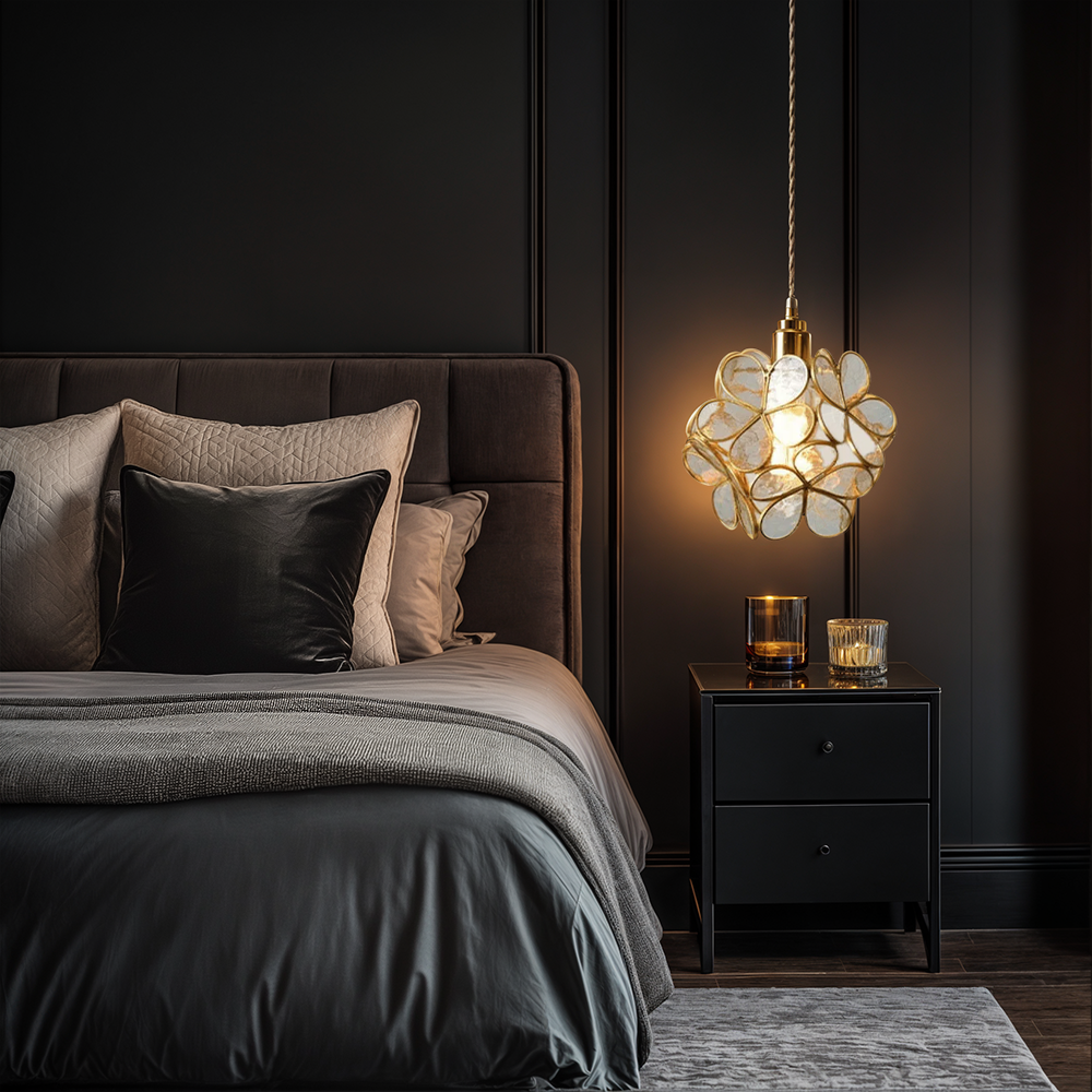 Pendant Light Nordic Glass Flower Design | Korvex