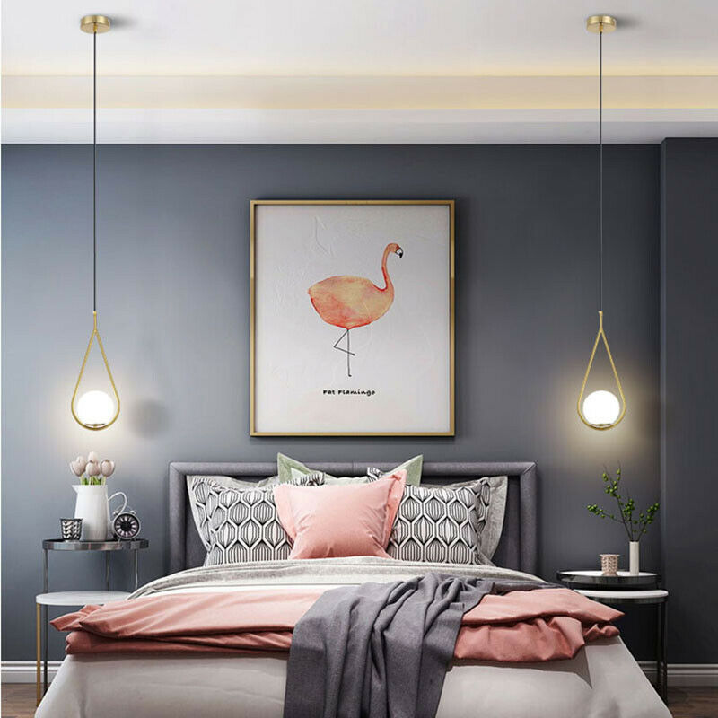 Pendant Light Nordic Gold Finish Waterdrop Design | Velqor