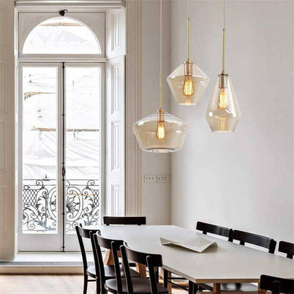 Pendant Light Nordic Metal Glass Cluster | Calvero