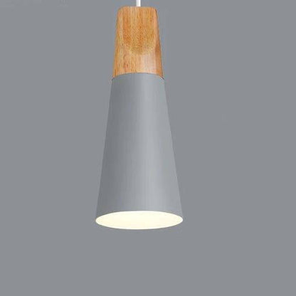 Pendant Light Nordic Metal and Wood Design | Kevora