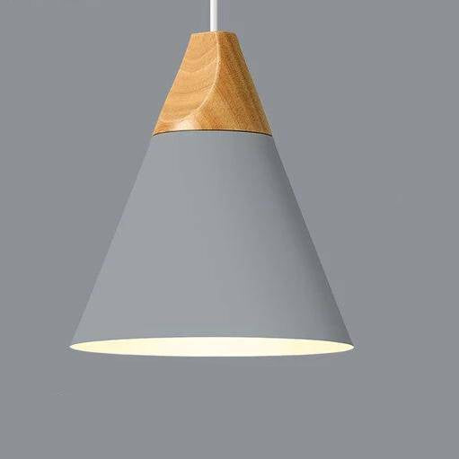 Pendant Light Nordic Metal and Wood Design | Kevora