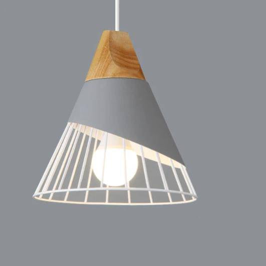 Pendant Light Nordic Metal and Wood Design | Kevora