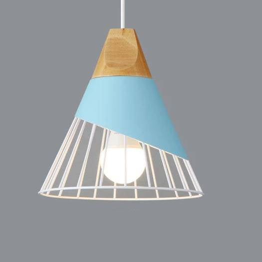 Pendant Light Nordic Metal and Wood Design | Kevora