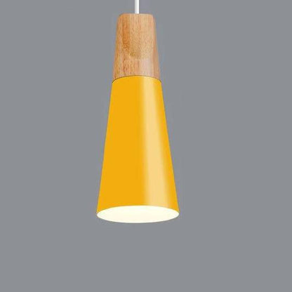 Pendant Light Nordic Metal and Wood Design | Kevora