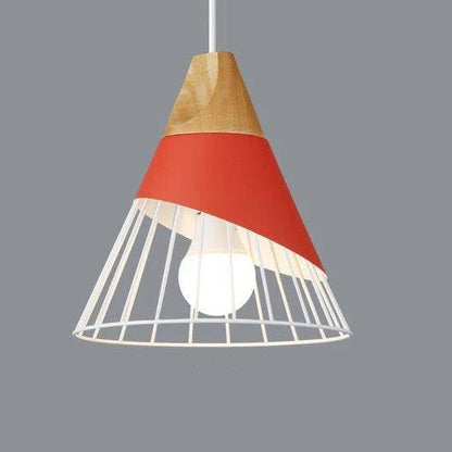 Pendant Light Nordic Metal and Wood Design | Kevora