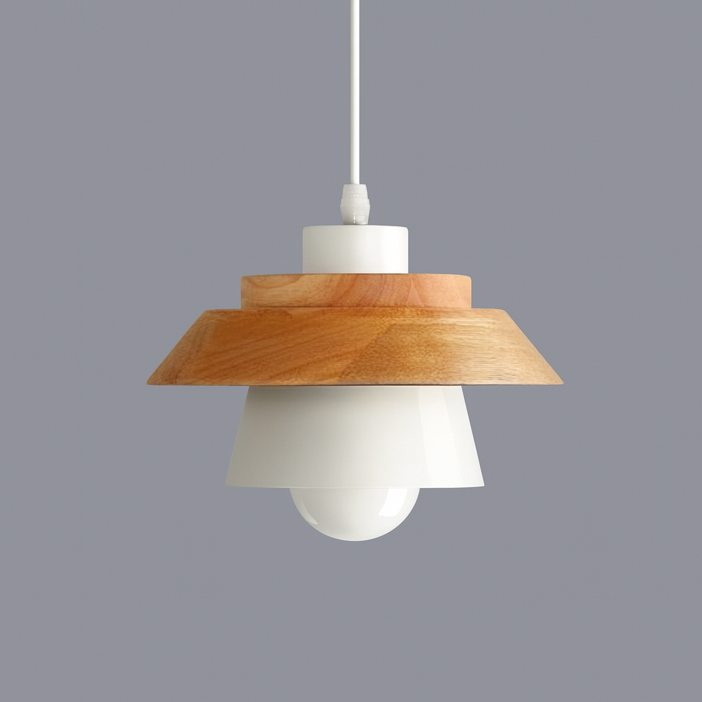 Pendant Light Nordic Metal and Wood Design | Kevora