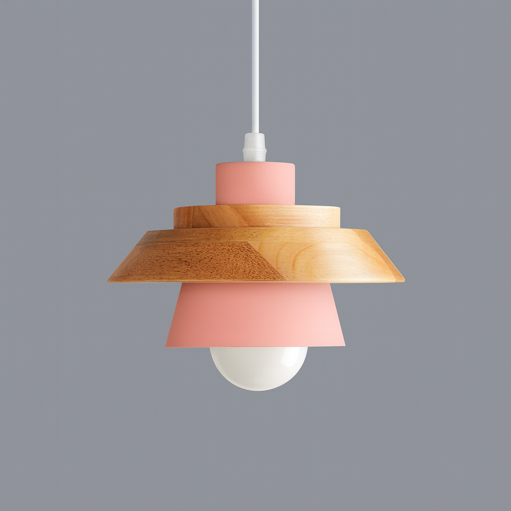Pendant Light Nordic Metal and Wood Design | Kevora