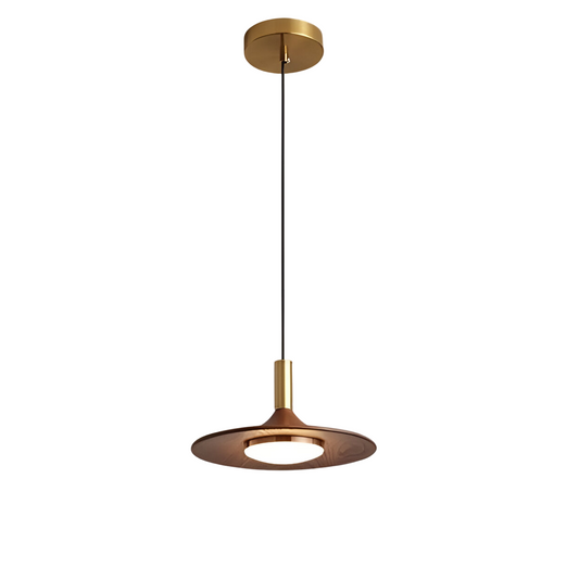 Pendant Light Nordic Minimalist Iron Shade Copper Finish | Brivon
