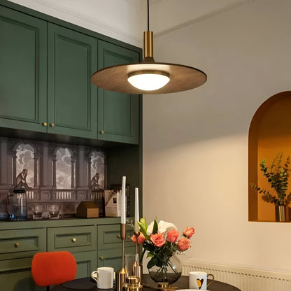 Pendant Light Nordic Minimalist Iron Shade Copper Finish | Brivon