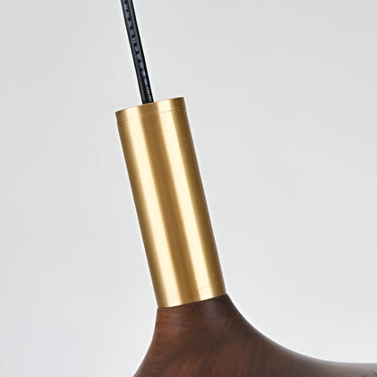 Pendant Light Nordic Minimalist Iron Shade Copper Finish | Brivon