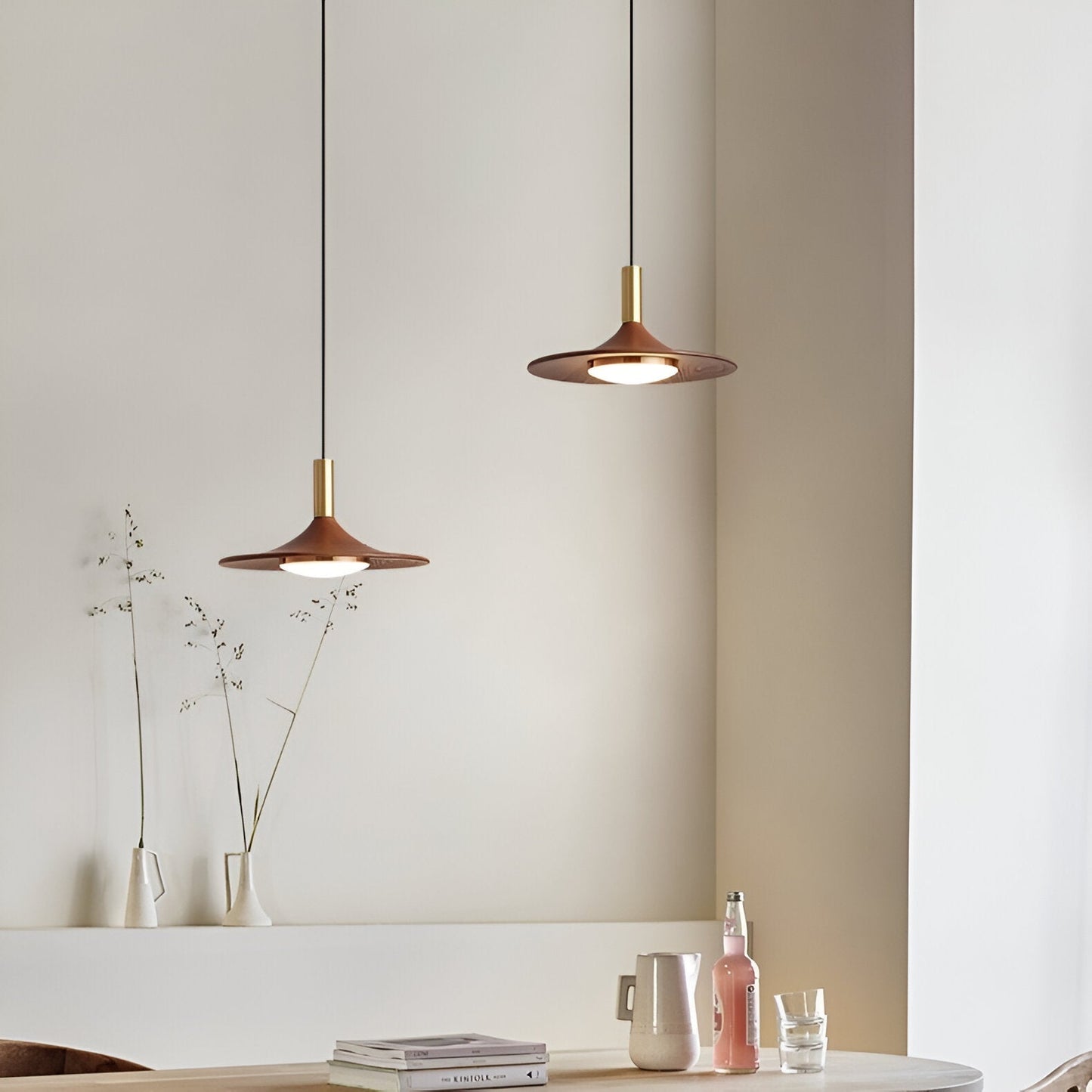 Pendant Light Nordic Minimalist Iron Shade Copper Finish | Brivon
