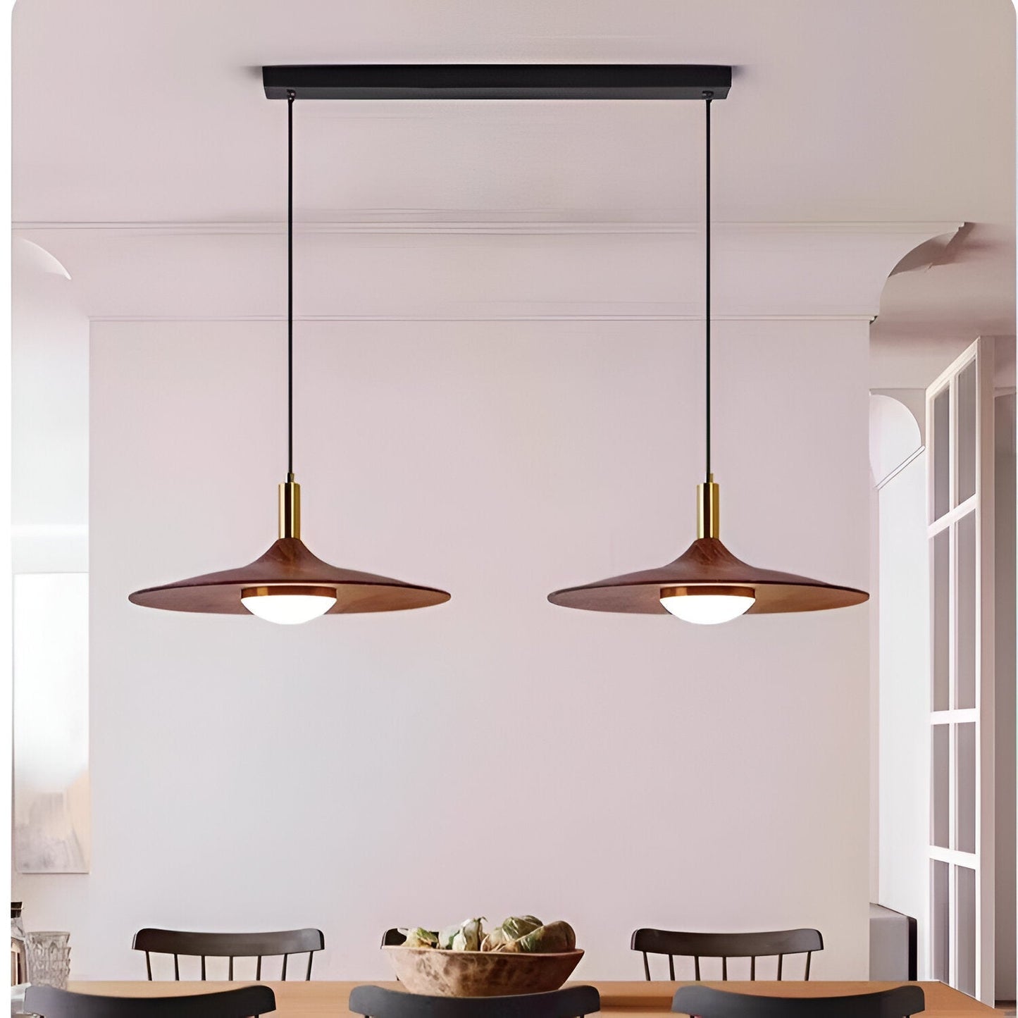 Pendant Light Nordic Minimalist Iron Shade Copper Finish | Brivon