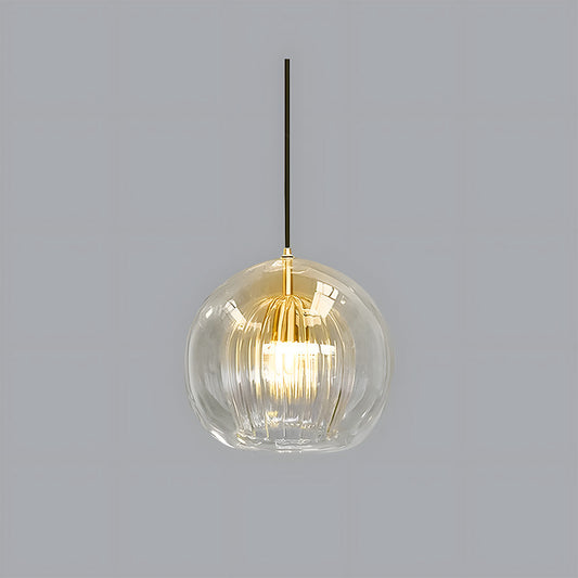 Pendant Light Nordic Spherical Glass Modern Indoor Fixture | Pelvora