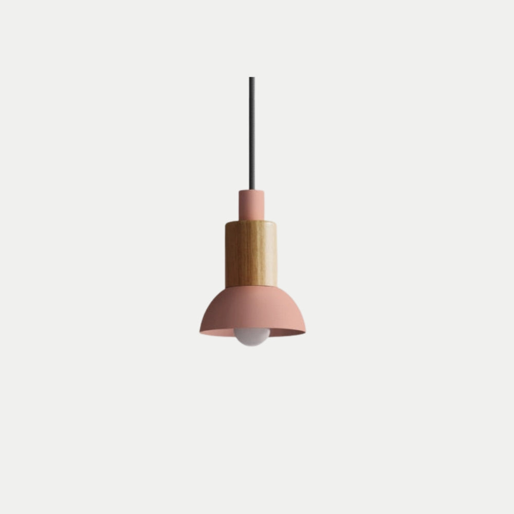 Pendant Light Nordic Wood Metal Design | Binvora