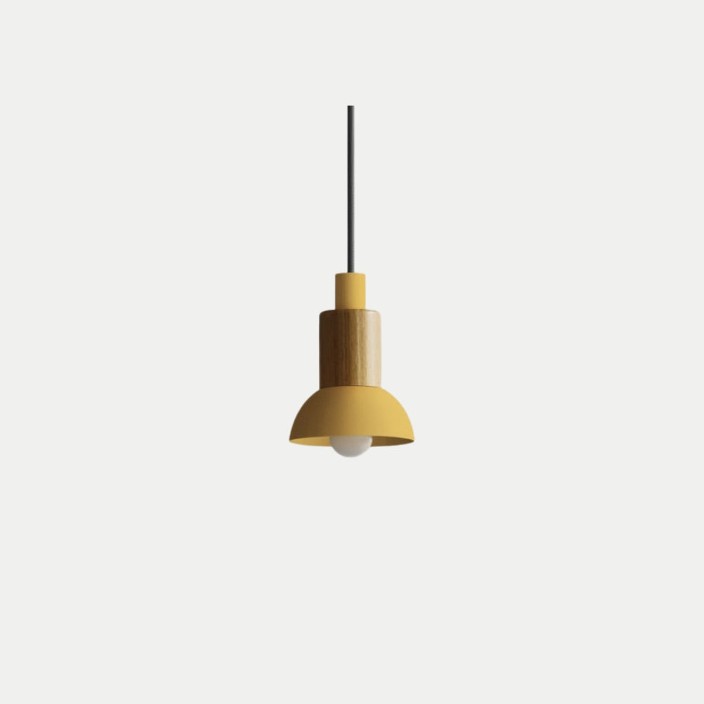 Pendant Light Nordic Wood Metal Design | Binvora