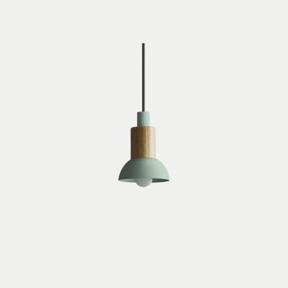 Pendant Light Nordic Wood Metal Design | Binvora
