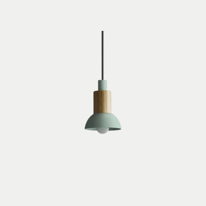 Pendant Light Nordic Wood Metal Design | Binvora